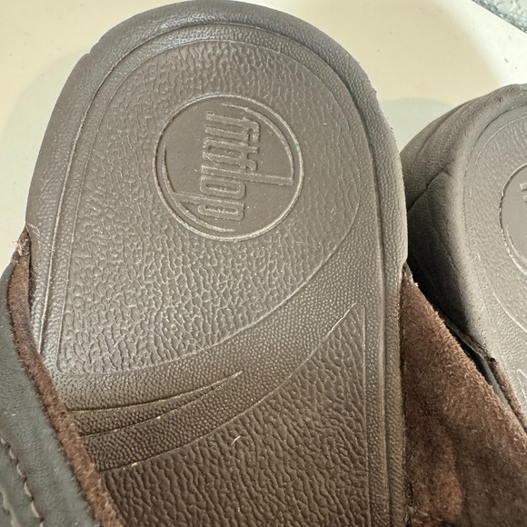 FitFlop Walkstar Brown Sandals  Toe Post Thongs Womens 7‎ - Picture 6 of 16
